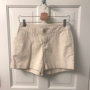 Banana Republic khaki shorts, size 2.